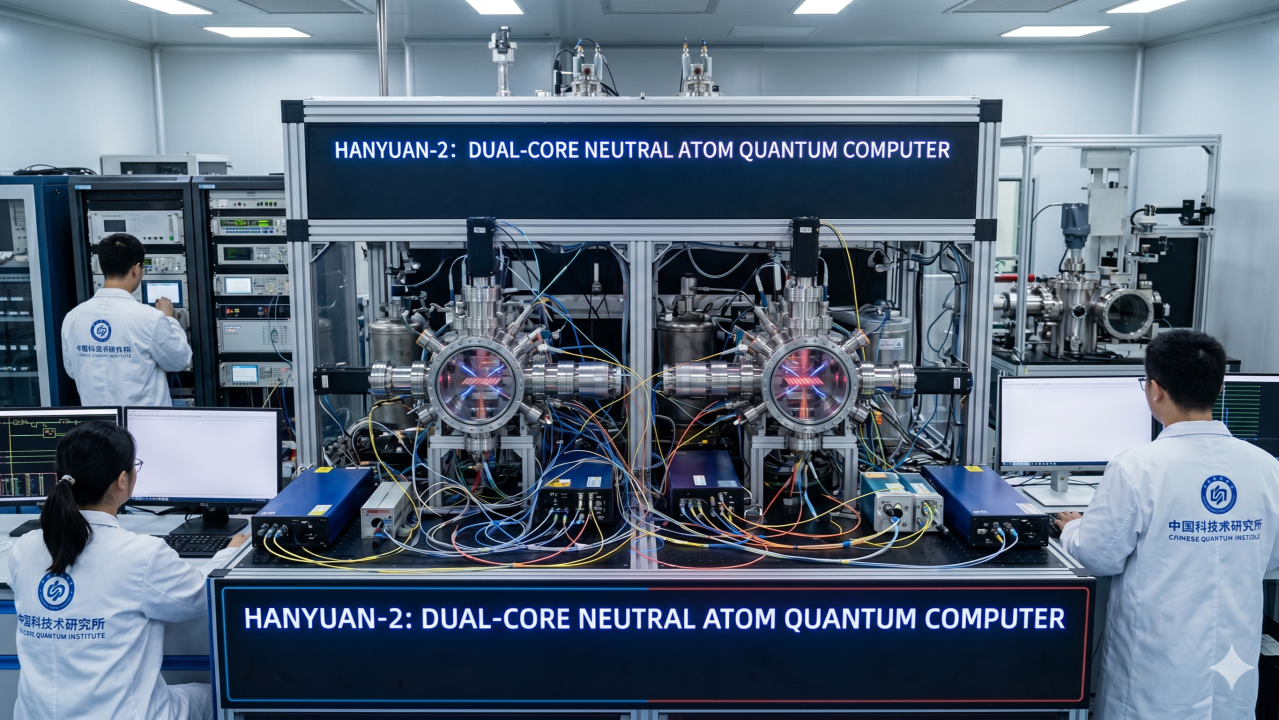 CAS Cold Atom Technology Unveils Hanyuan-2 Dual-Core Neutral Atom System