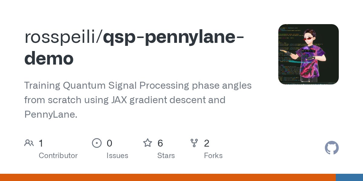 New Open-Source Tool Uses Gradient Descent to Determine QSP Phase Angles