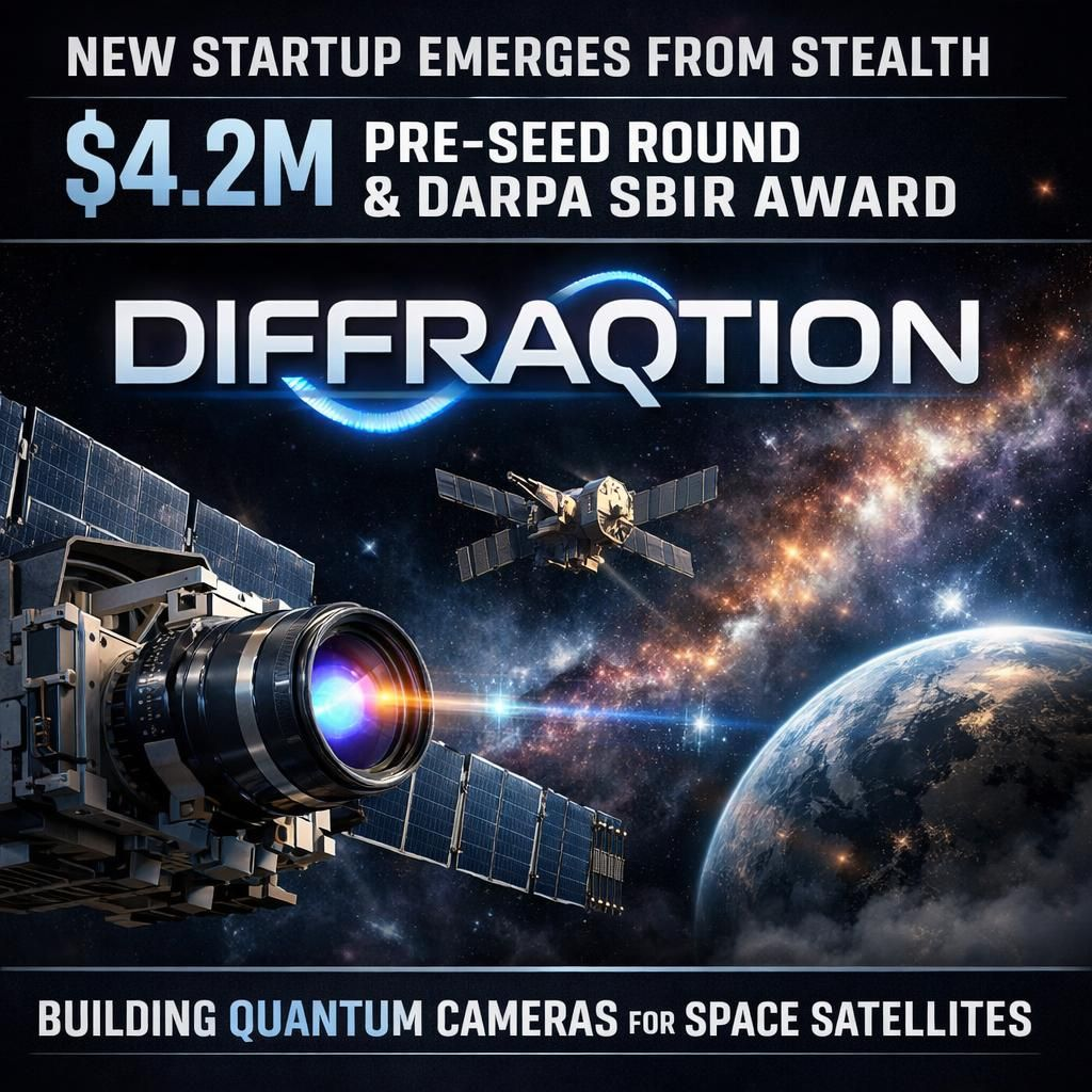 Diffraqtion Secures $4.2 Million Pre-Seed to Bypassing Optical Limits in Space Imaging