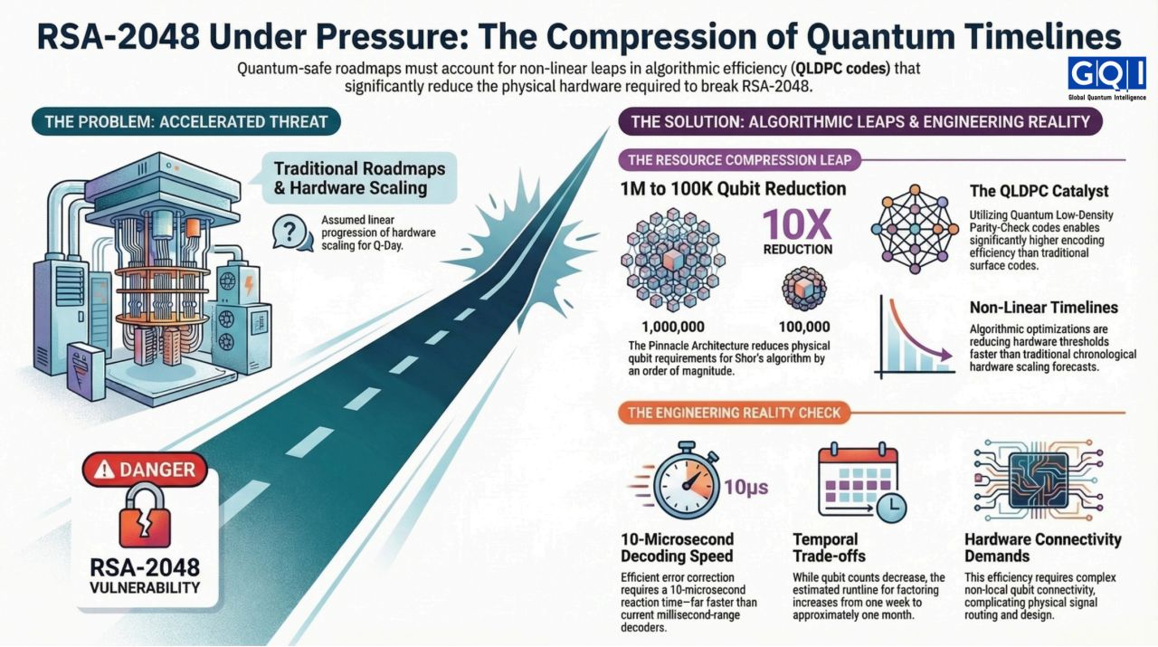 Shor, QLDPC Codes, and the Compression of RSA-2048 Resource Estimates (Part I)