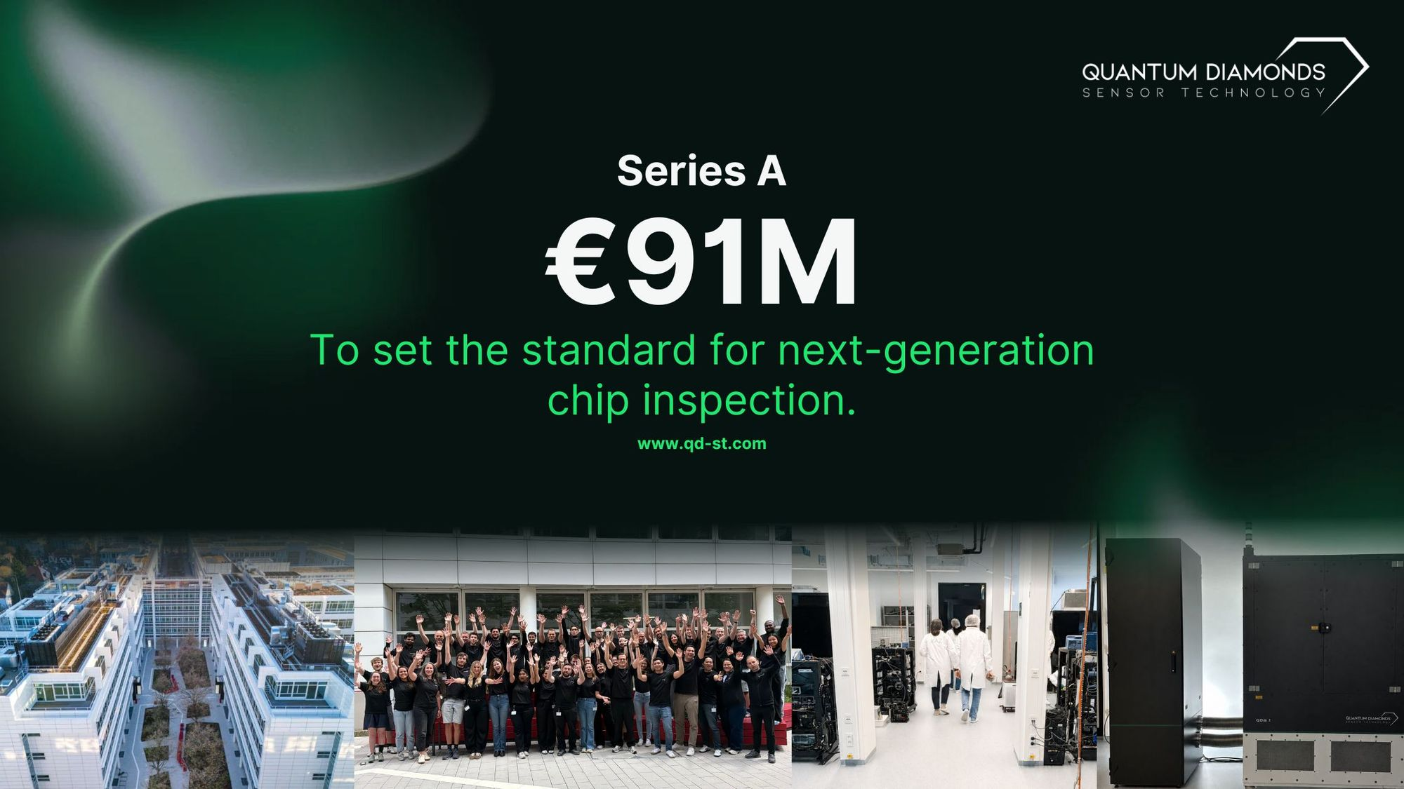 QuantumDiamonds Secures €91M ($104.1M USD) to Scale Nitrogen-Vacancy Diamond Semiconductor Inspection Systems