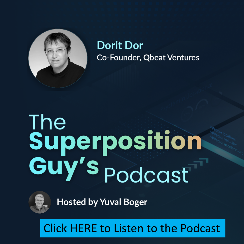 Podcast with Dorit Dor, co-founder of QBeat Ventures