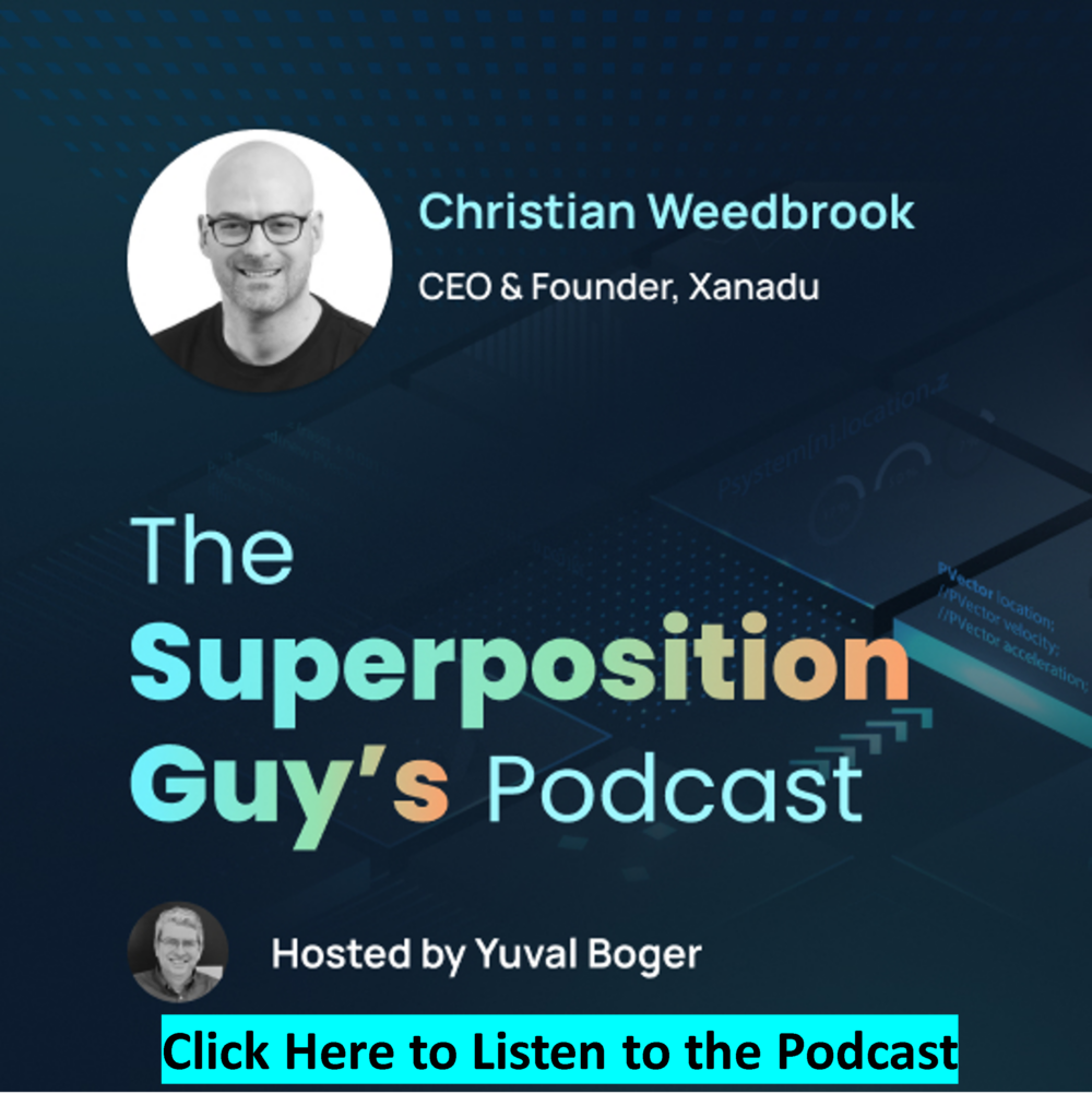 Podcast with Christian Weedbrook, Founder and CEO of Xanadu
