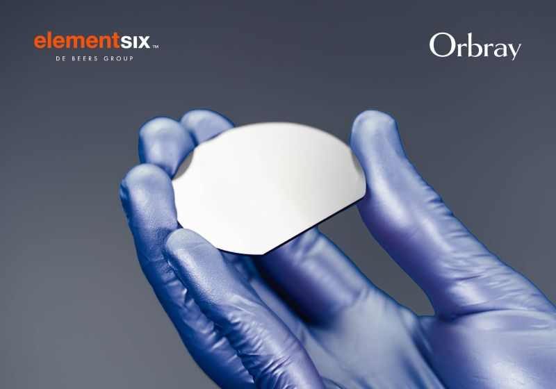 Element Six and Orbray Scale Up Wafer-Scale Single Crystal Diamond Production